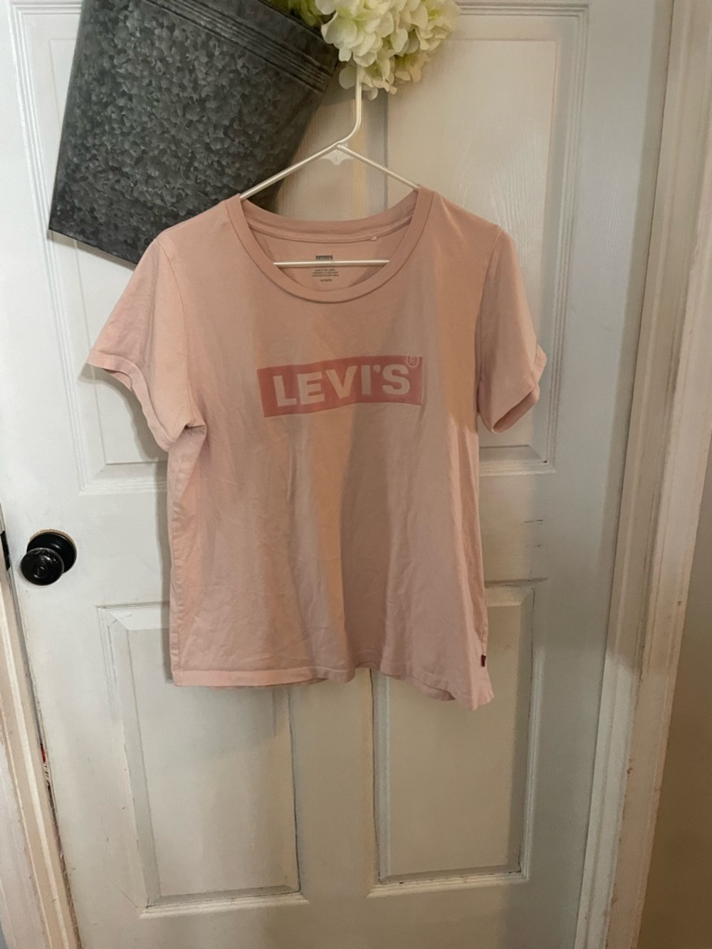 Levi's Pink Velvet Logo Tee 1X